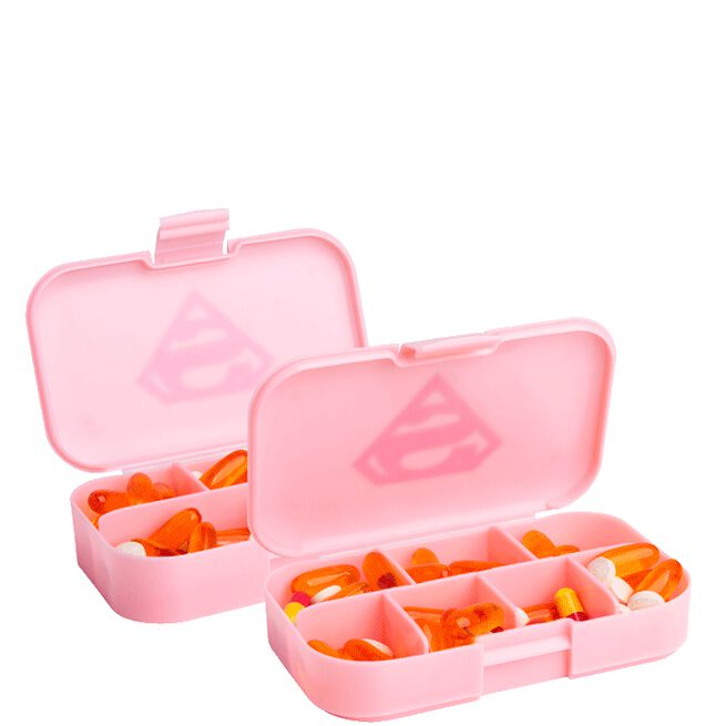 Gorich Pill Caddy Dispenser Organizer Triple Sealed Portable Individual  Large Capacity Pill Boxes