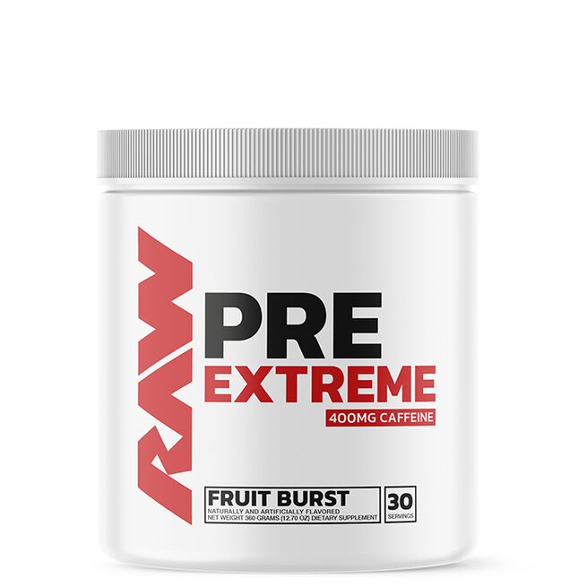 Raw Nutrition Pre Extreme, 30 serv, Fruit Burst