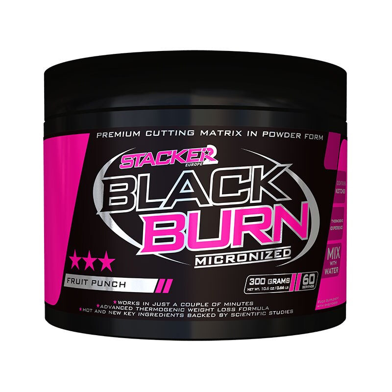 Black Burn Micronized 300 gram Fruit Punch