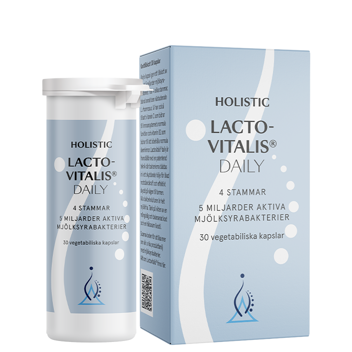 Lactovitalis® Daily 5 miljarder mjölksyrabakterier 30 vegetabiliska kapslar