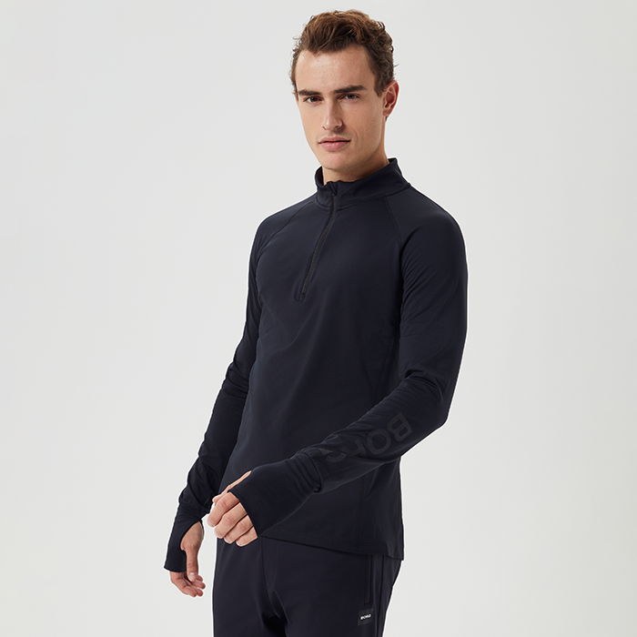 Björn Borg Borg Midlayer Half Zip Black Beauty