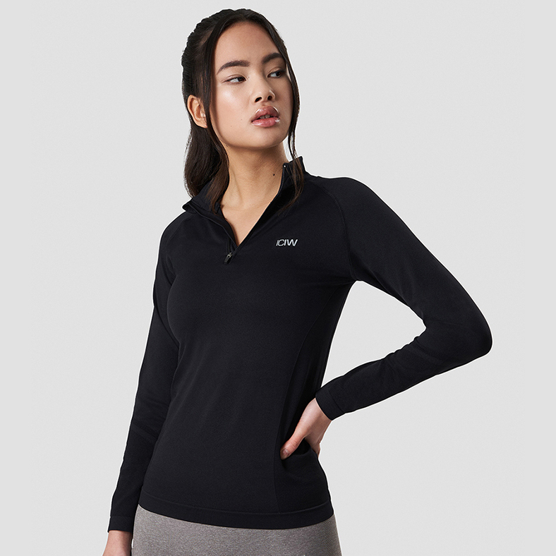 ICANIWILL Everyday 1/4 Zip Black