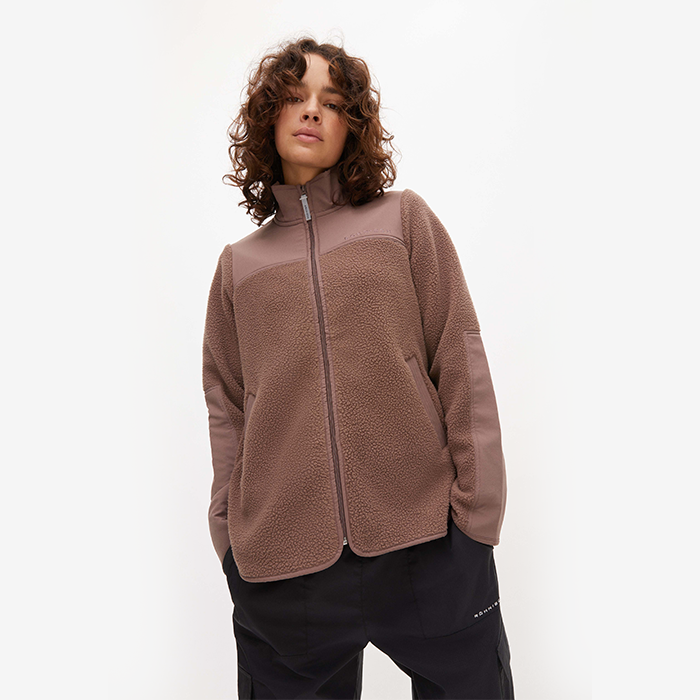 Phoebe Pile Jacket, Iron