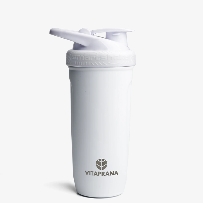 Vitaprana Stainless Steel Shaker White 900 ml