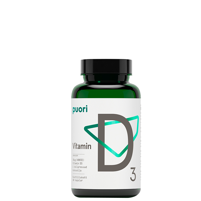 Puori D3 D-Vitamin 400 60 kapslar