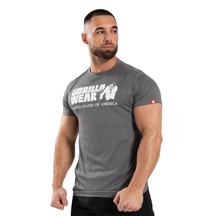 Gorilla Wear Classic Training T-Shirt Grey Melange