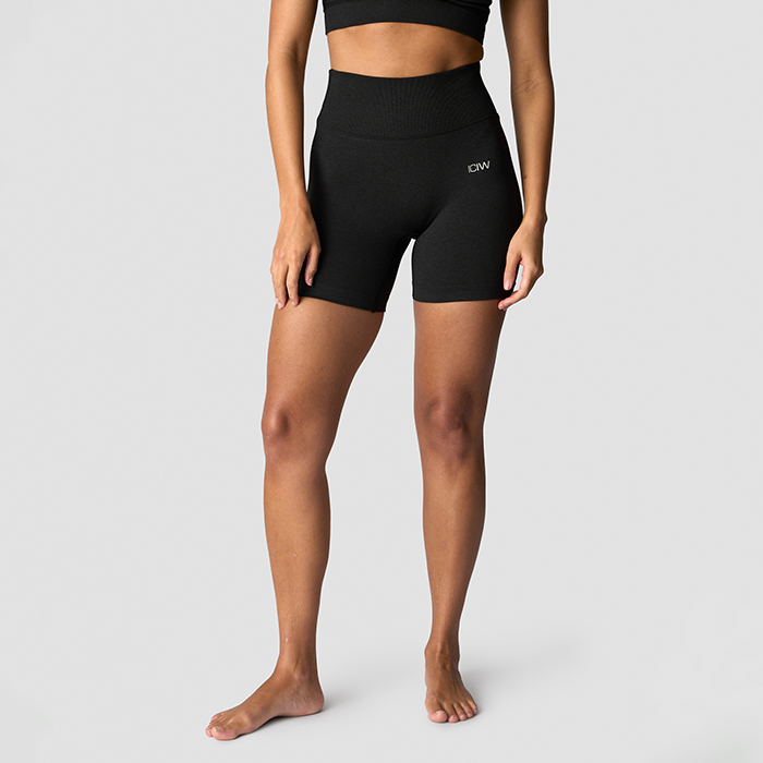 ICANIWILL Soft Seamless Shorts Svart