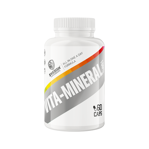 Swedish Supplements 100% Vita-Mineral 60 caps