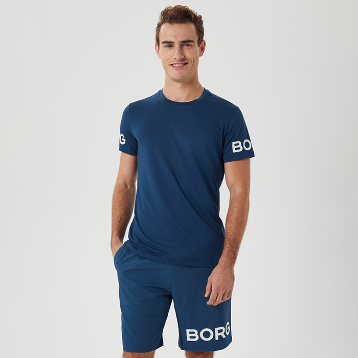 Björn Borg Borg T-shirt Blue Wing Teal