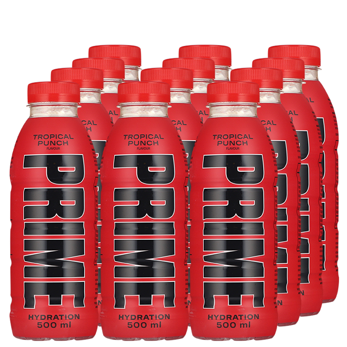 12 x Prime Hydration 500 ml Tropical Punch