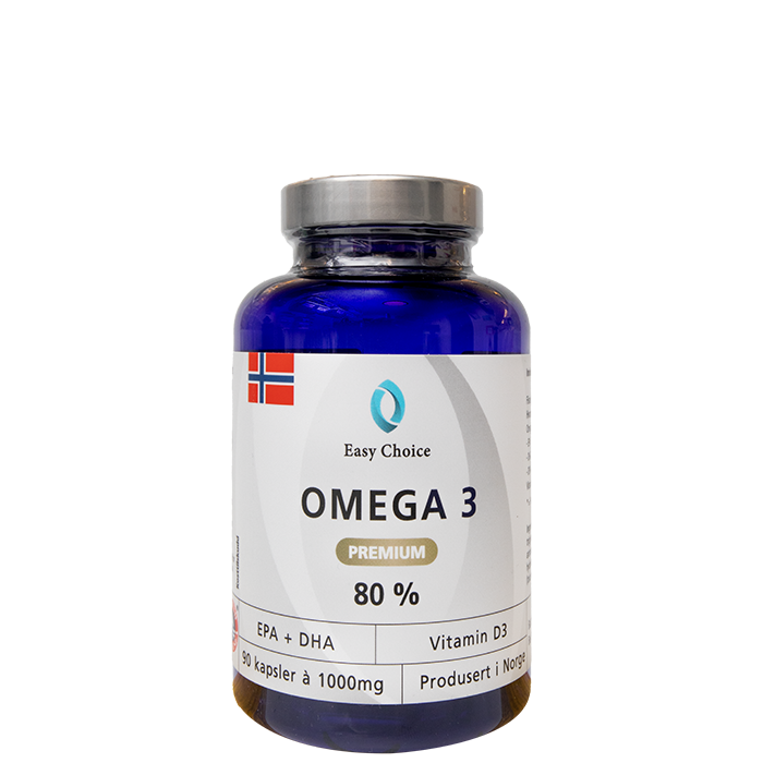 Easy Choice Omega-3 Premium 80%  1000mg 90 kapslar