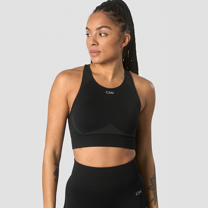 ICANIWILL Ultra Seamless Sports Bra Wmn Black