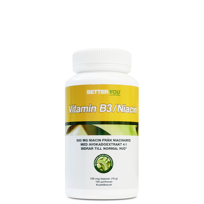 Better You Vitamin B3 Niacin 100 kapslar