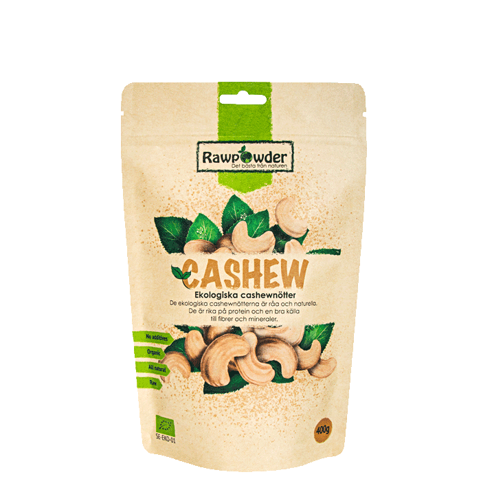 Rawpowder Ekologiska Cashewnötter 400 g