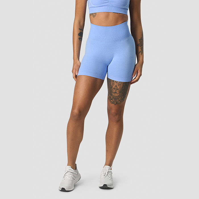 ICANIWILL Rush Seamless Shorts Soft Blue Melange