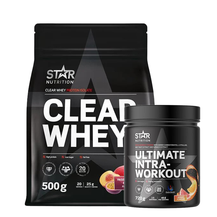 Clear Whey 500 g + Ultimate Intra Workout 720 g