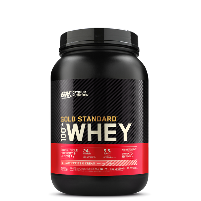 Optimum Nutrition 100% Whey Gold Standard Vassleprotein 908 g