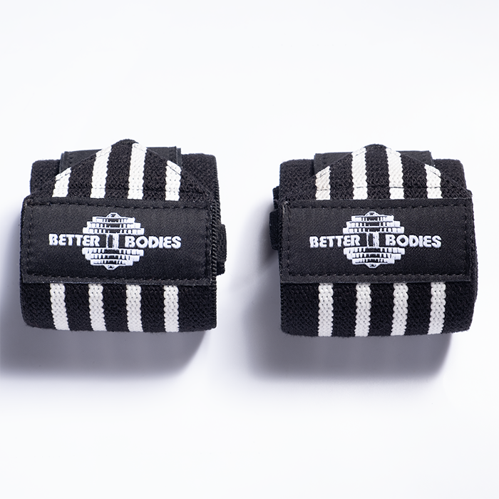 Better Bodies Gear Wrist Wraps 18 inch Black/White