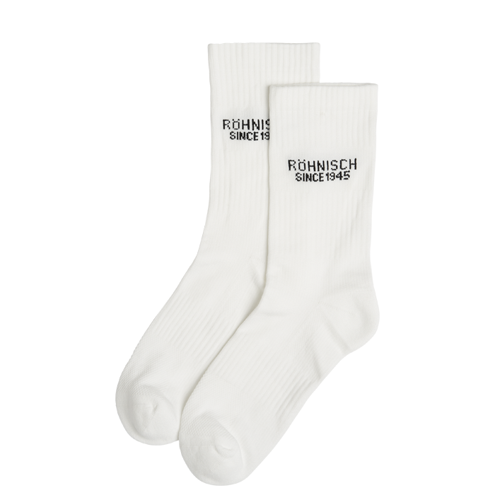 Röhnisch 2-pack Logo Socks White