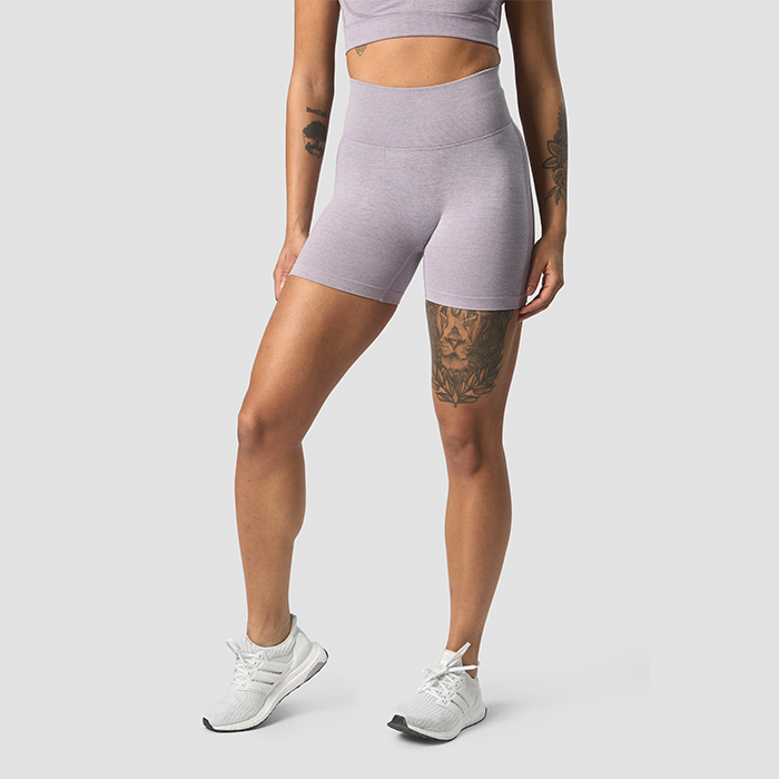 Rush Seamless Shorts, Lilac Melange