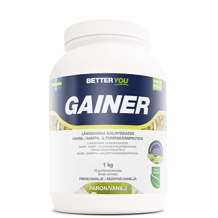 Better You Whole Food Gainer Päron/Vanilj 1 kg