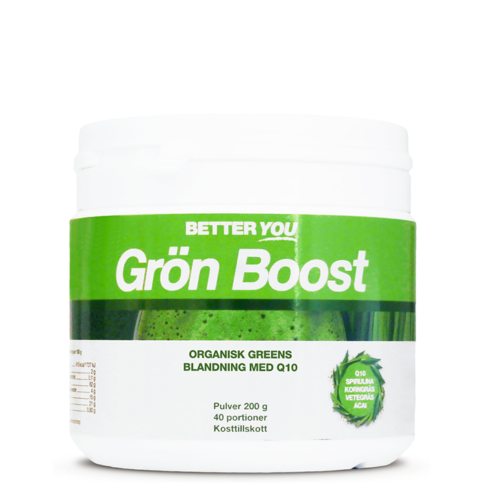 Better You Grön Boost Pulver Naturell 200 g