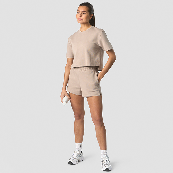 Revive Heavy Shorts Wmn, Light Greige