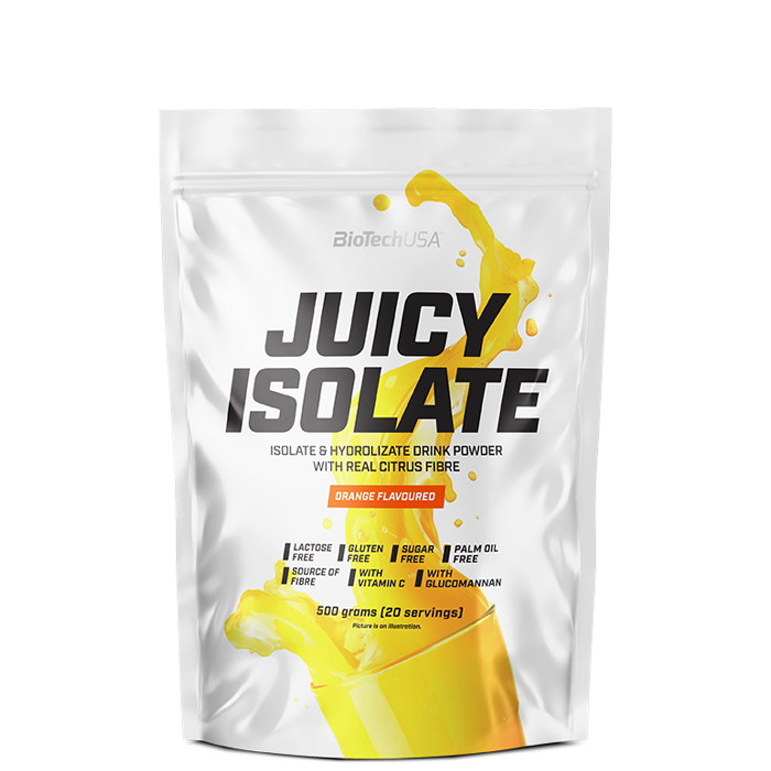 Juicy Isolate Proteinpulver 500 g Apelsin