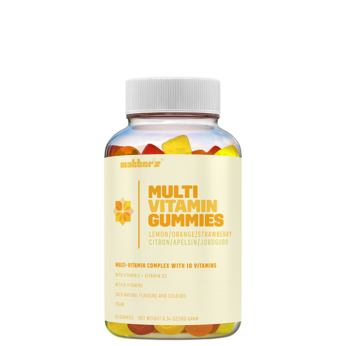 Multi-Vitamin Gummies Citron/Apelsin/Jordgubb 60 st