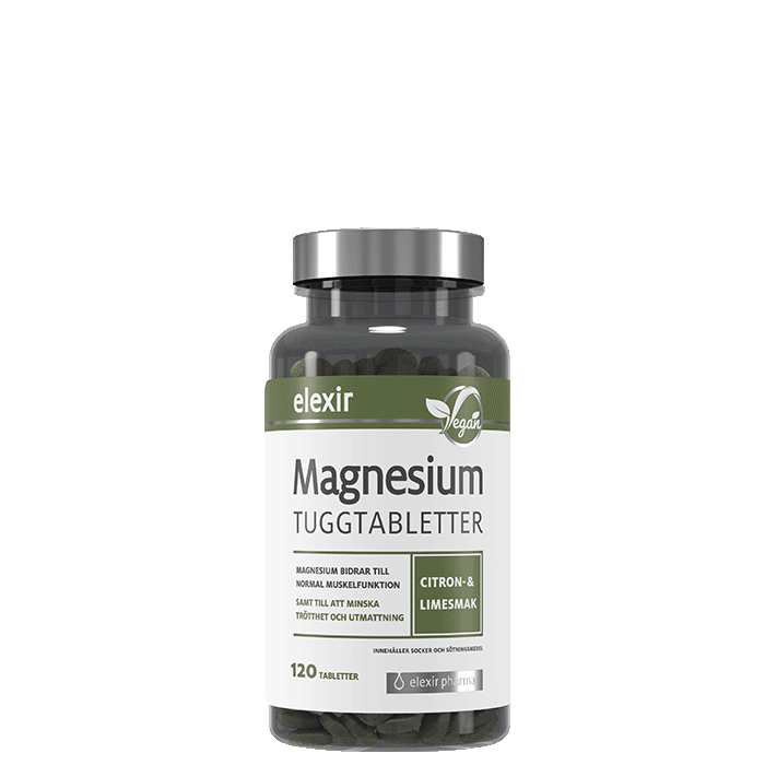 Elexir Pharma Magnesium Tuggtabletter 120 tabletter