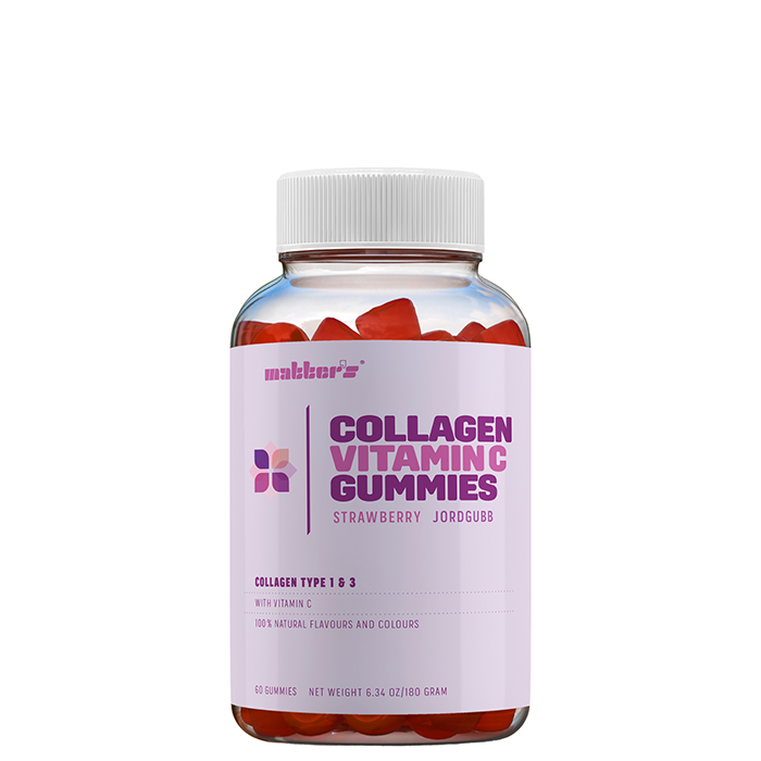 Kollagen + Vitamin C Gummies Jordgubbsmak 60 st