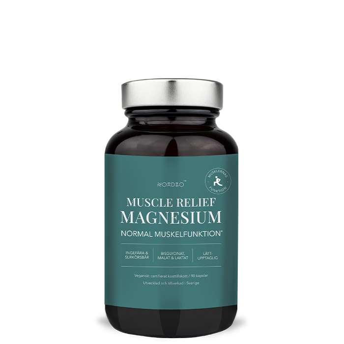 Nordbo Muscle Relief Magnesium 90 kapslar