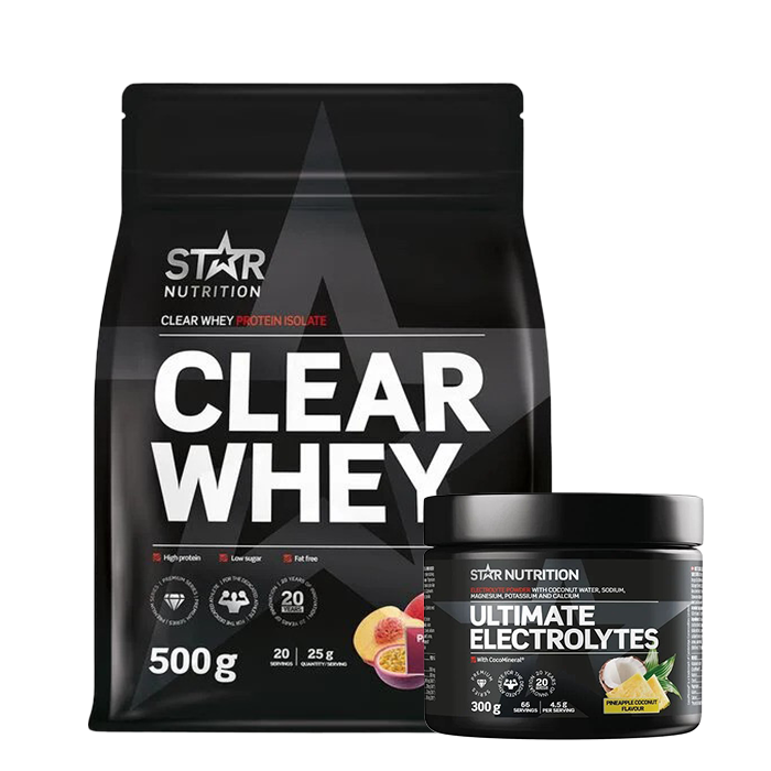 Clear Whey 500 g + Ultimate Electrolytes 300 g