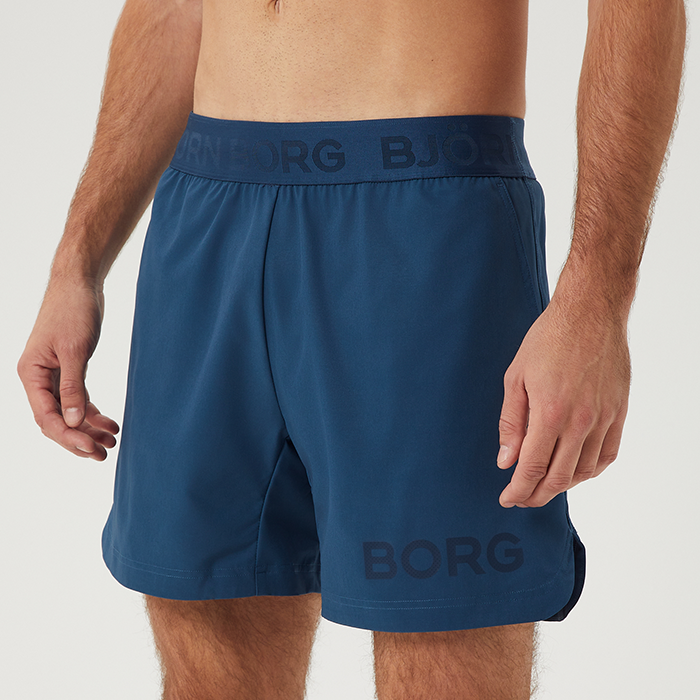 Borg Short Shorts, Blue Wing Teal