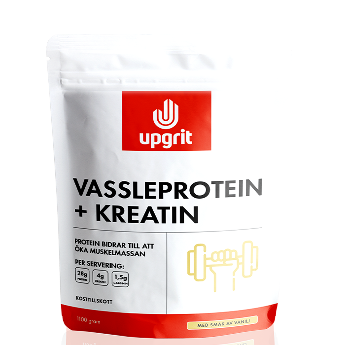 Upgrit Vassleprotein + Kreatin Vanilj 1100 g