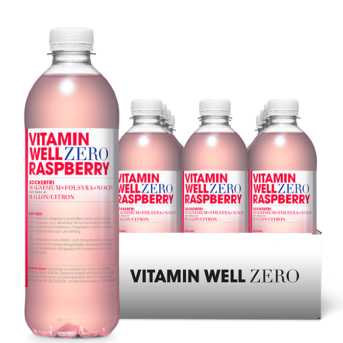 12 x Vitamin Well Zero, 500 ml