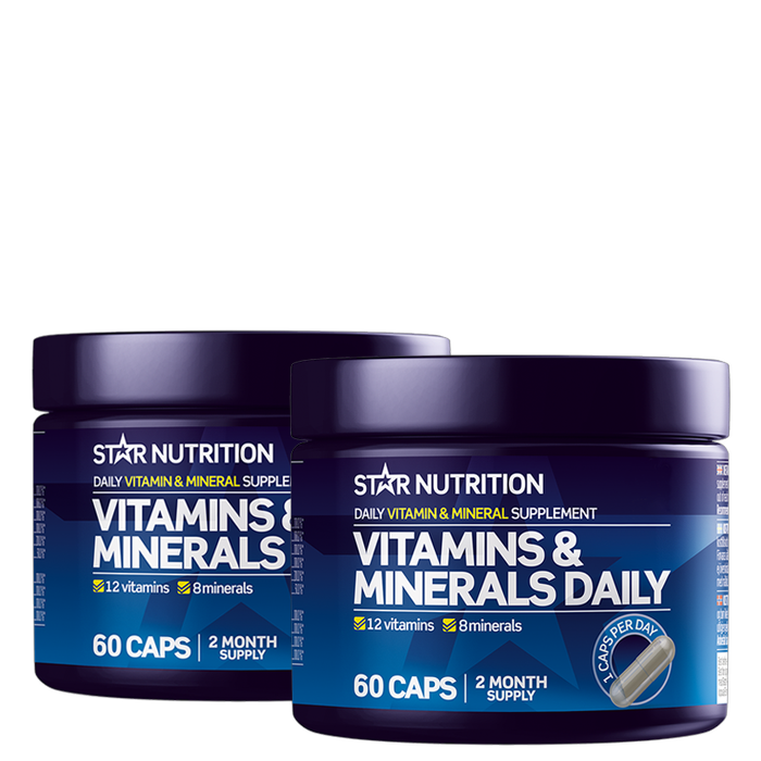 Vitamins & Minerals Daily 60 caps x 2