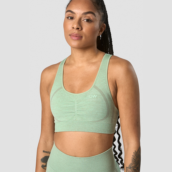 Rush Seamless Sports Bra Ice Green Melange