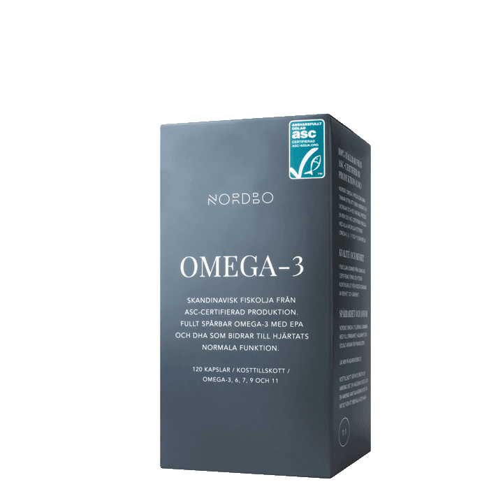 Nordbo Omega-3 ASC 120 kapslar