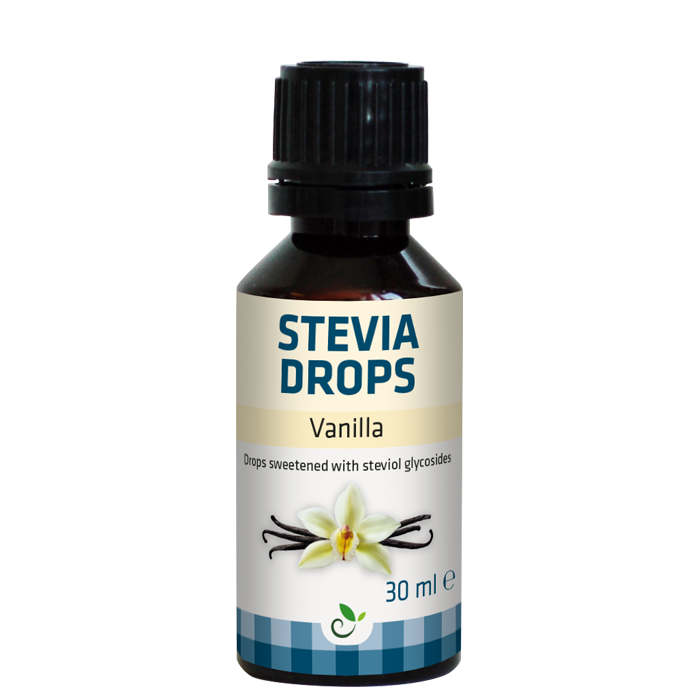 SUKRIN Stevia Droppar Vanilj 30 ml