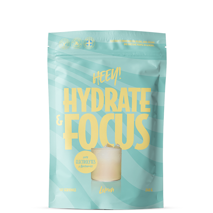 Hydrate & Focus Elektrolyter + Lions Mane Citron 240 g