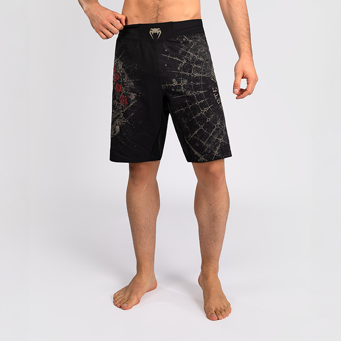 Santa Muerte 5.0 Fight Shorts Svart Guld