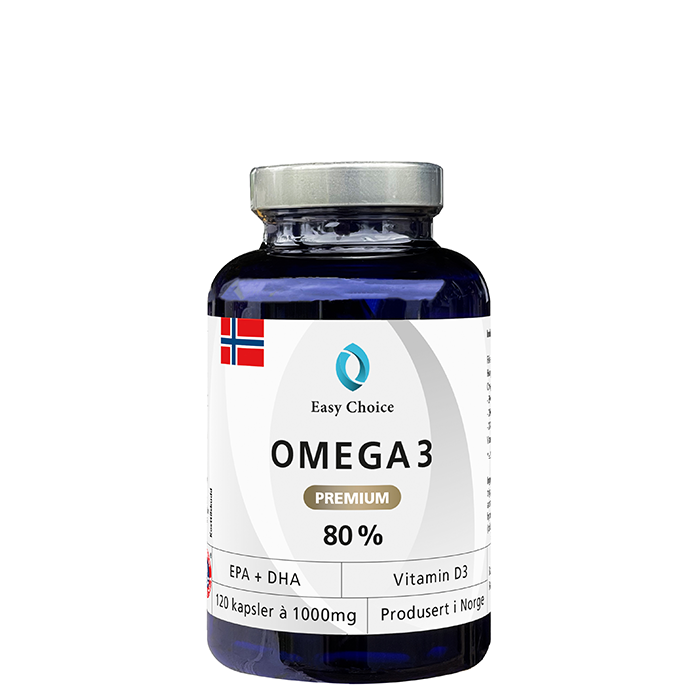 Easy Choice Omega-3 Premium 80% 120 kapslar