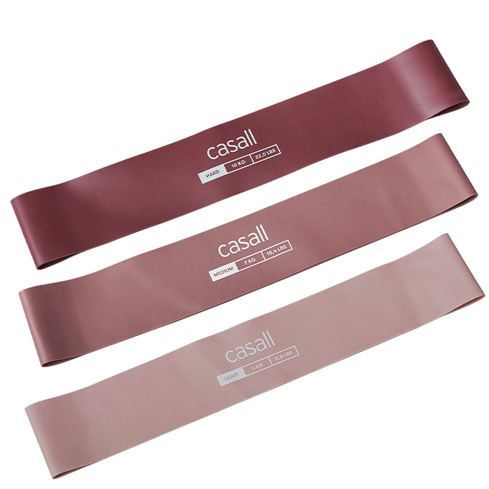 Casall Sports Prod Gummiband 3-pack Rosa