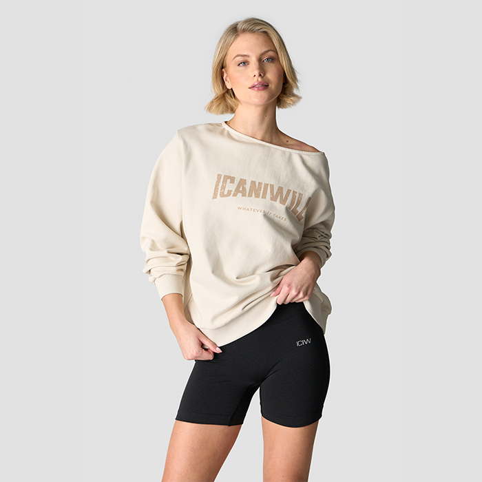 ICANIWILL Revive Collegetröja Beige